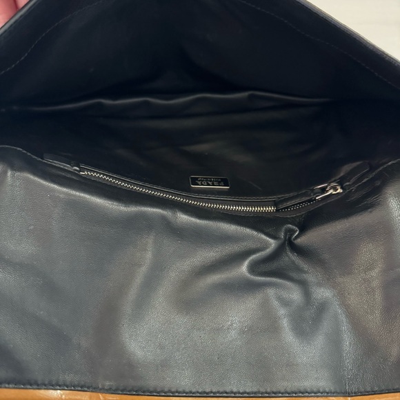 Prada Vintage Brown Ombre Patent Leather Clutch Bag - Picture 4 of 7